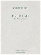FIVE POEMS FOR WOODWIND QUINTET cover